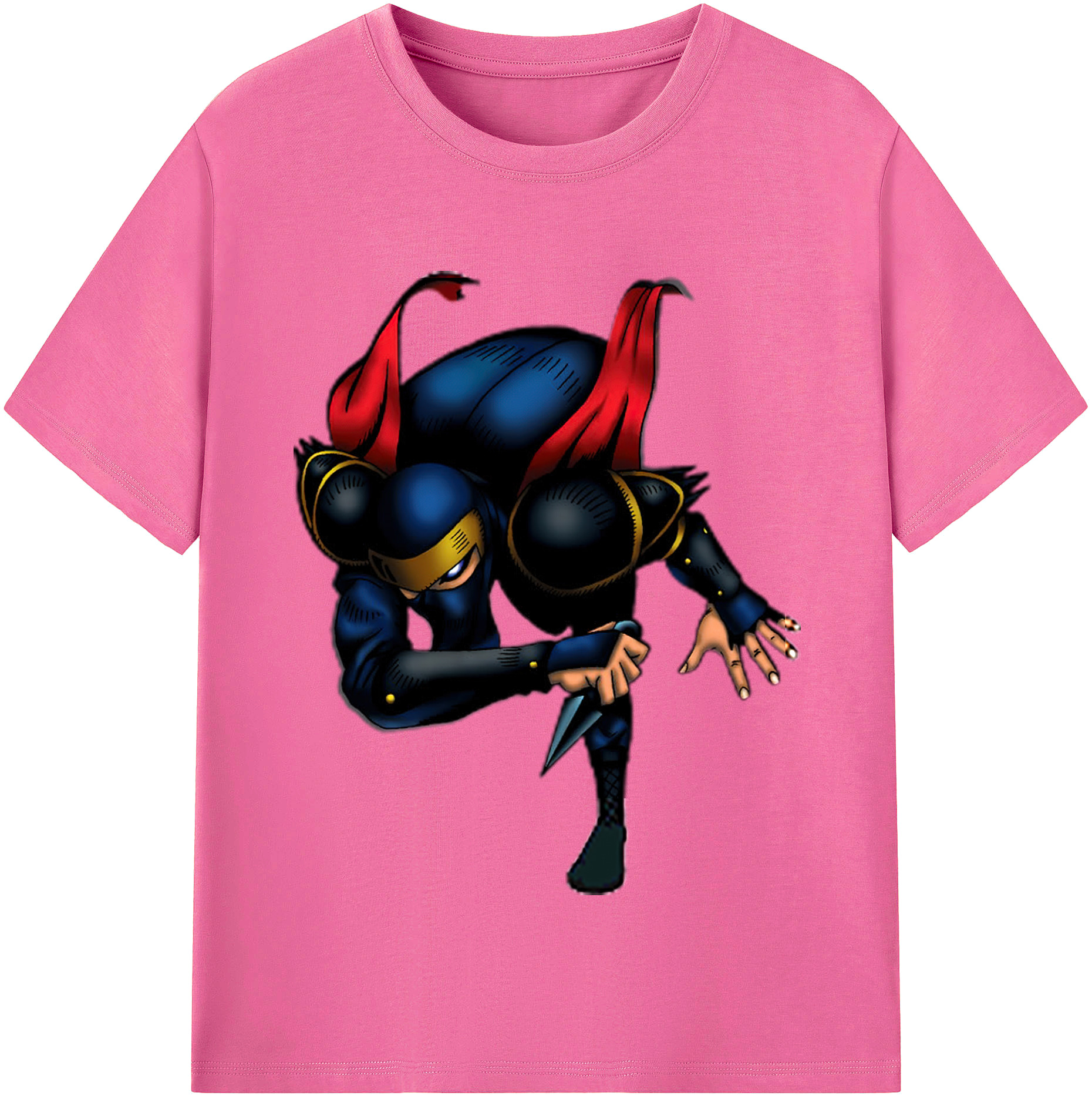 （画像用） 遊☆戯☆王 Yu-Gi-Oh! レディースカジュアルプリントTシャツ（綿100％）